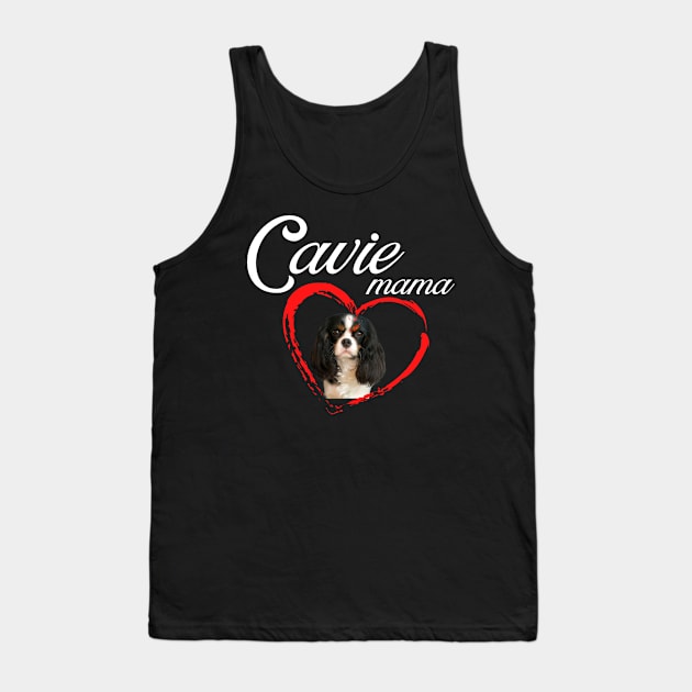 Cavie Mama King Charles Cavalier Spaniel Tank Top by MalibuSun